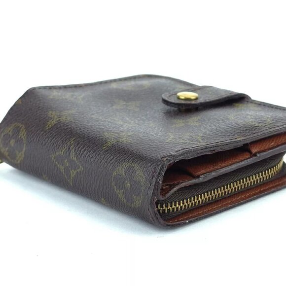 Louis Vuitton Two-folded wallet monogram beige monogram canvas used T10421 - Picture 2 of 7